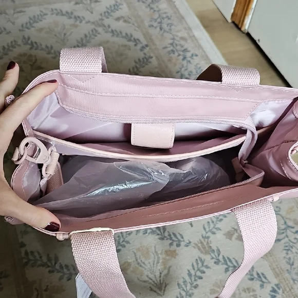 BEIS Atlas Pink North To South Tote - Picture 3 of 7